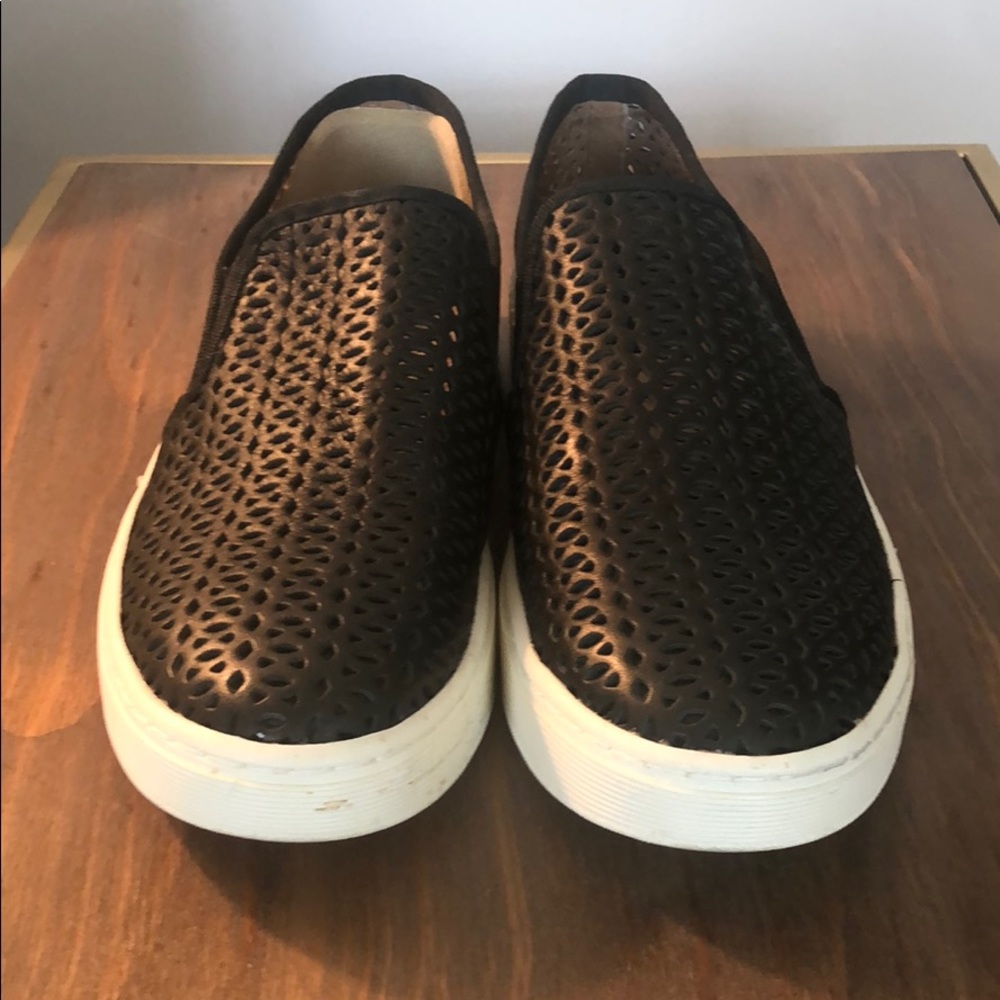 Sofft Somers II Sneakers, black leather, Size 7.5